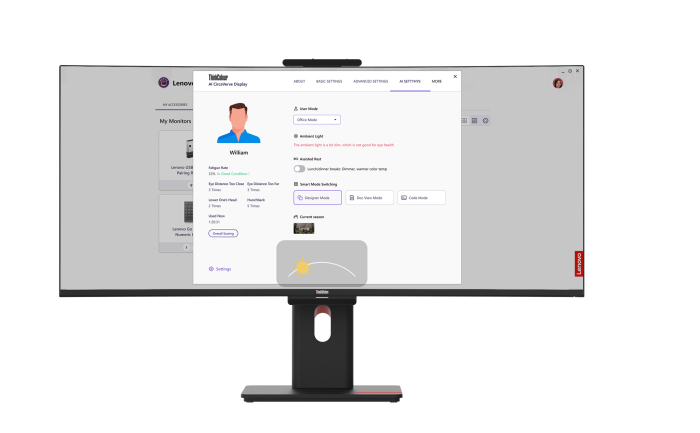 The concept of a personalized display with AI functions