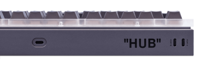 USB-C Hub on the Yoga Creative Keyboard AngryMiao Edition