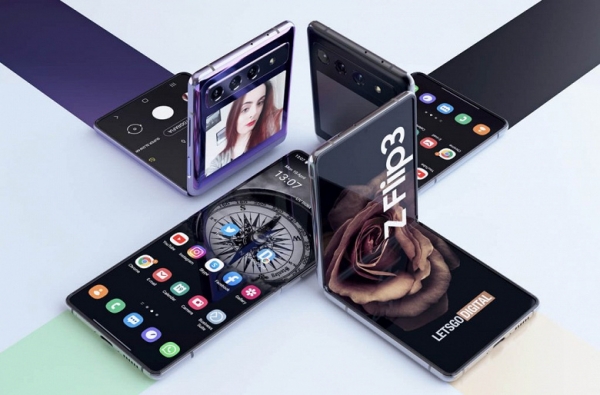 Со Snapdragon 888, One UI 3.5, камерой, как у Galaxy S21, и более крупным наружным дисплеем. «Раскладушка» Samsung Galaxy Z Flip3 позирует на качественных рендерах